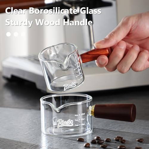 Espresso Shot Glasses with Wood Handle