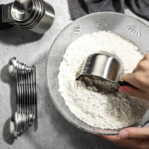 Magnetic Measuring Cups&Spoons Measuring Cup Double Sided Measuring Spoon