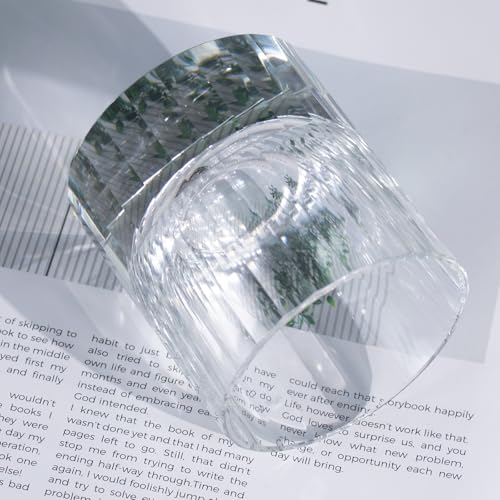 Crystal Whiskey Glasses Set of 2 Hand Blown Old Fashioned Glasses (2 Count)