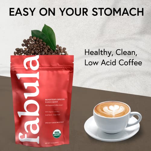 Coffee Half Caff Medium Roast Whole Beans (12 Ounce)