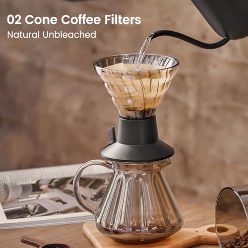 200Pcs Cone Coffee Filters #2 (200 Count)