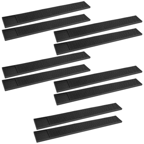 10 Pack Rubber Bar Mats (8.2 Count)