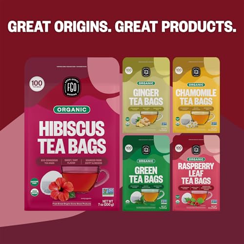 Organic Hibiscus Tea (100 Count)