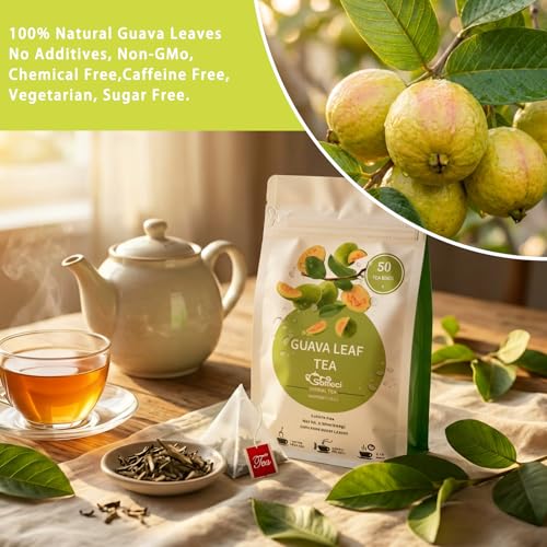 Guava Leaves Tea Bags (50 Count)