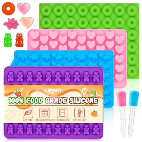 Gummy Bear Molds Silicone Mini Size (4 Count)