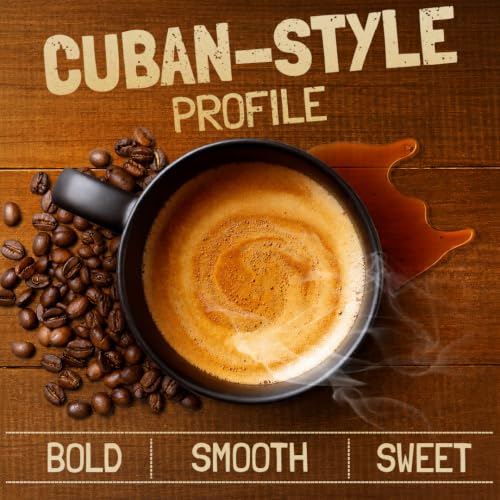 Decaf Dark Roast 5lb Bag Cafe Swiss Water Decaffeinated Cubano Roast 100% Arabica Whole Coffee Beans (80 Ounce)