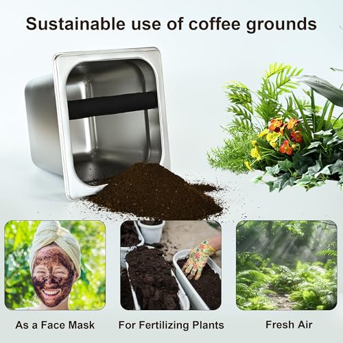 Stainless Steel Coffee Knock Box (50 Fl Oz)