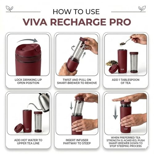VIVA Recharge Tea Infuser Bottle