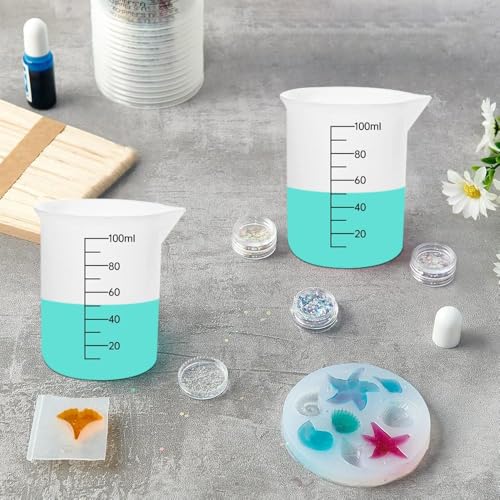 8 PCS Silicone Measuring Cups Kits (8 Count)