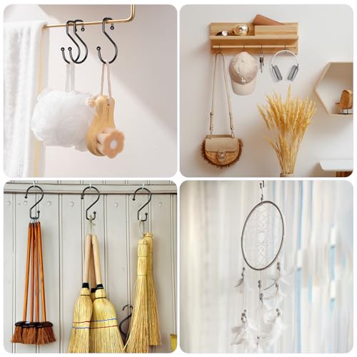 S Hooks 3 Inch Small Metal S Hanging Hooks (12 Count)