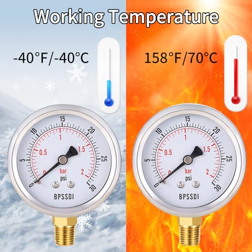 0 30 Psi Low Pressure Gauge