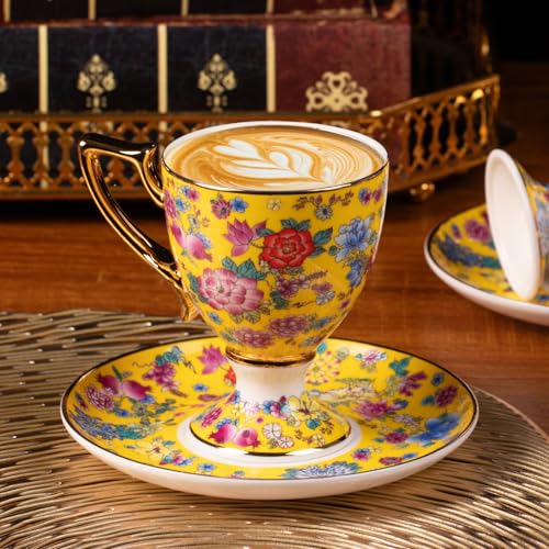 Tea Cup and Saucer (2 Count)