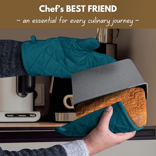 Pot Holders and Oven Mitts Sets for Kitchen Heat Resistant
