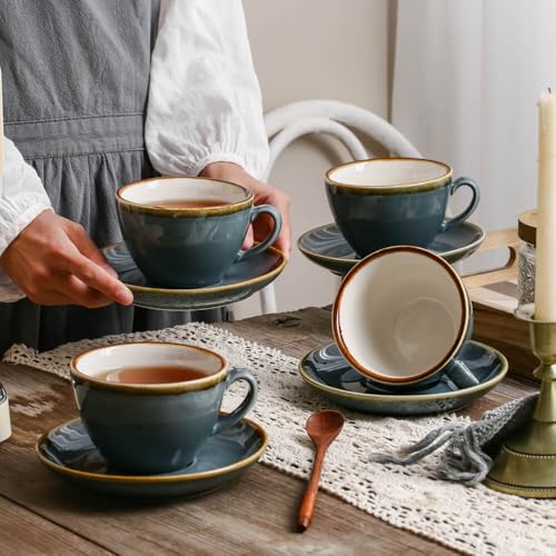 Ceramic Cappuccino Cup Set of 4 (11.2 Count)