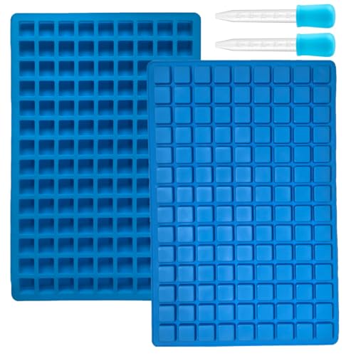 252 Cavity Square Silicone Candy Molds (2 Count)
