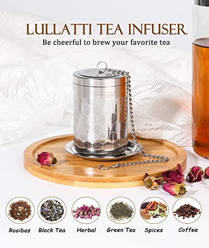 1 Pack Large Tea Infuser 304 Steel Fine Mesh for Teapots & Mugs