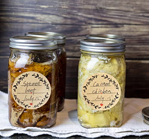 500pcs 2" Label Stickers for Jars and Lids