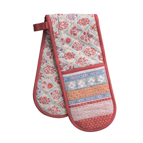 Double Oven Mitts 100% Cotton Double Oven Glove