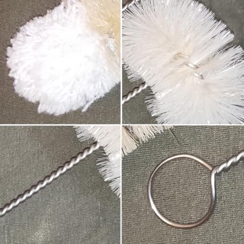 Bottle Brushes Thin Long Handle X 2 (2 Count)