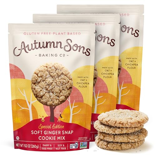 Autumn Sons Gluten Free Soft Ginger Snap Cookie Mix (27.6 Ounce)