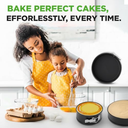 3 Piece Nonstick Springform Pan Set