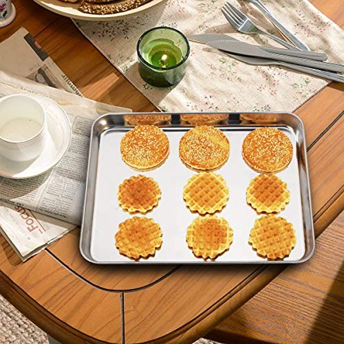 Baking Sheet with Rack Set [2 Sheets + 2 Racks]