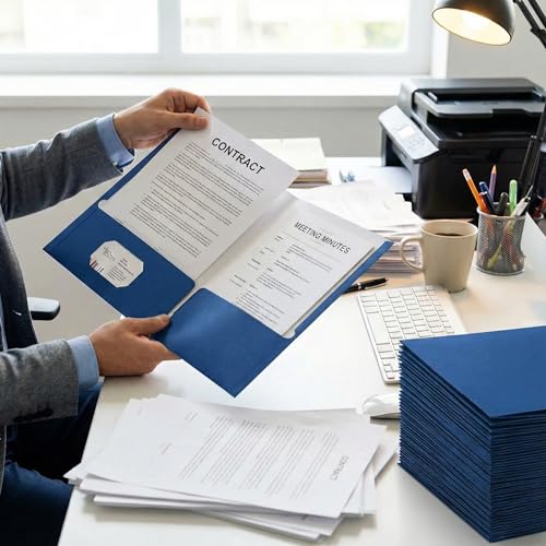 File folders with Pockets (50 Count)