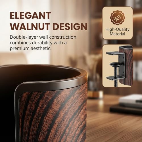 Luxury 2pcs Desk Cup Holder (2 Count)