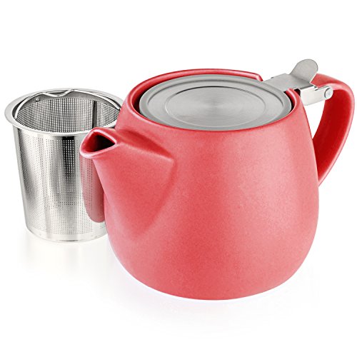 Pluto Porcelain Small Teapot Red