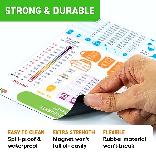 Kitchen Conversion Chart Magnet 1pc