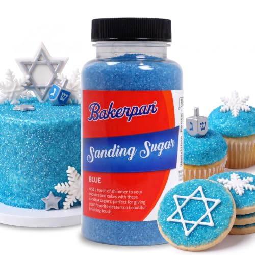 Blue Sanding Sugar for Baking & Cookie Decorating (5 Ounce)