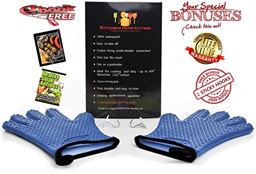 Silicone Smoker BBQ Gloves (2 Count)