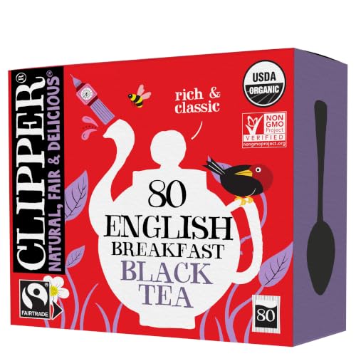 Organic English Breakfast Tea (80 Count)