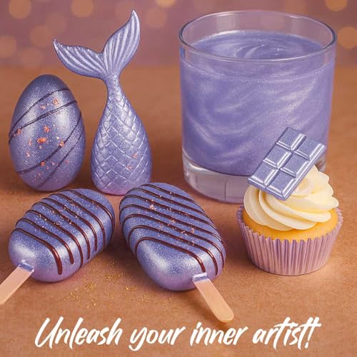 Purple Edible Glitter for Drinks 20g