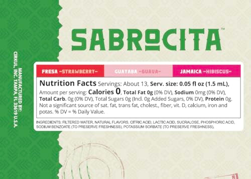 Sabrocita 6 Pack. No Sugar (6 Count)
