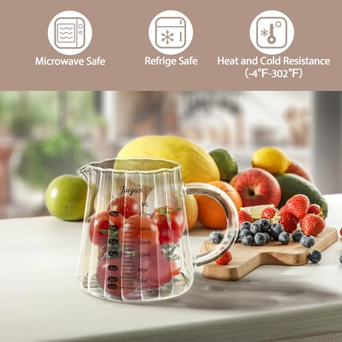 7 oz Glass Measuring Cups with Spout