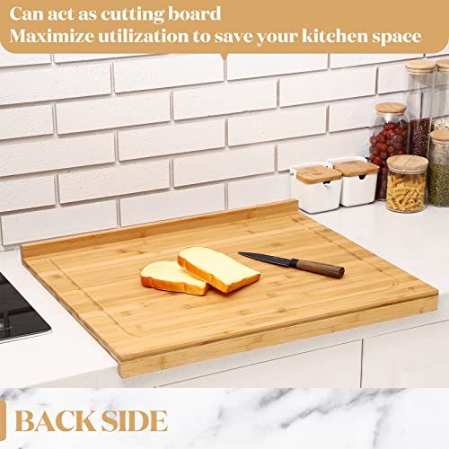 Extra Large Wooden Pastry Board 24 x 22.8 Inch Dough Rolling Board