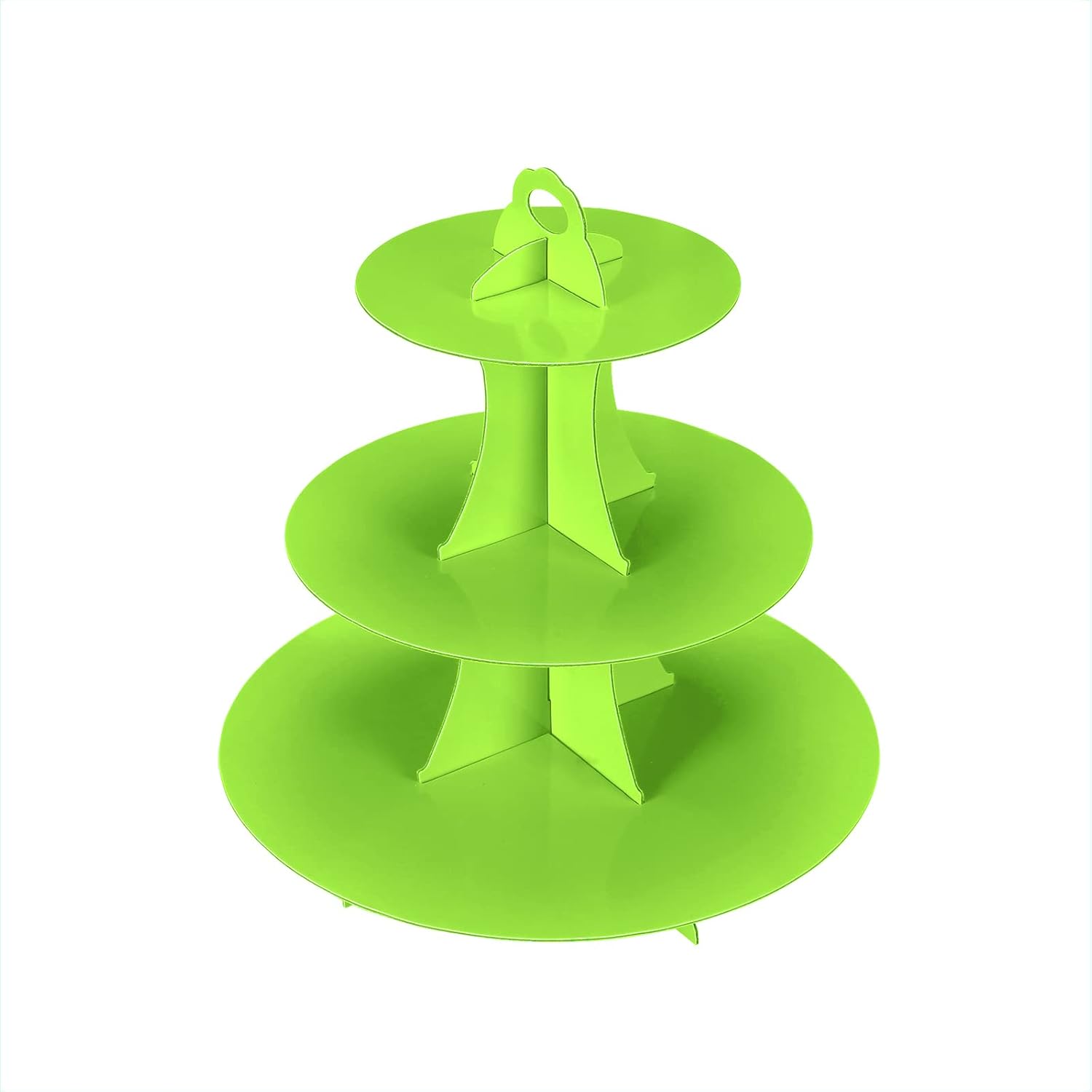 3-Tier Cupcake Stand, Cake Stand holder, Tiered DIY Cupcake Stand Tower for Dessert Table Displays, Birthday Theme Party Favors Decoration, Floral Tea Party, 12