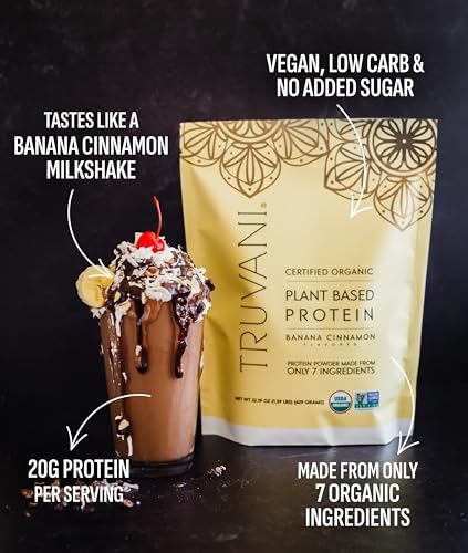 Organic Plant Based Protein Powder (20 Ounce)