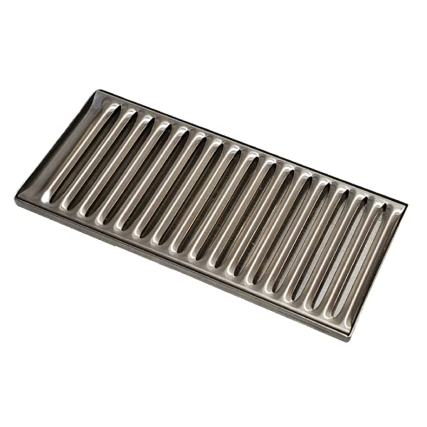 Products 4x9 Low Profile Stainless Steel Drip Tray No Drain Cover