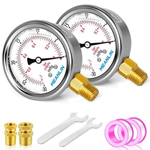 30inHG~0Psi Stainless Steel 1