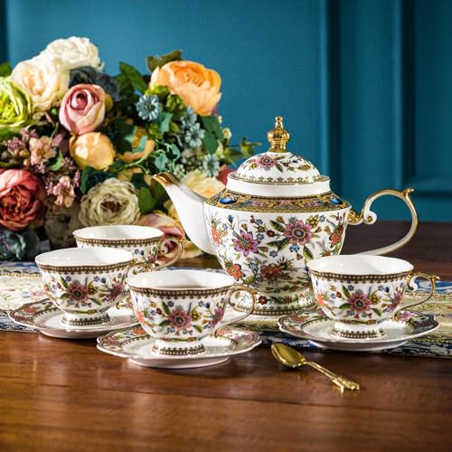 Fine Bone China Tea Set (13 Count)