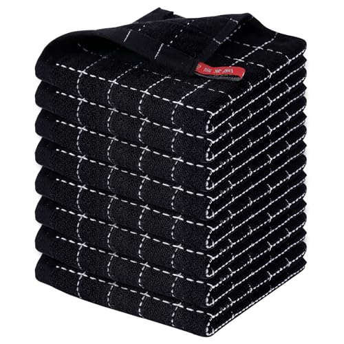 100% Cotton Terry Kitchen Dish Cloths (8 Count)