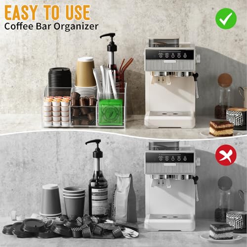 Acrylic Coffee Station Organizer