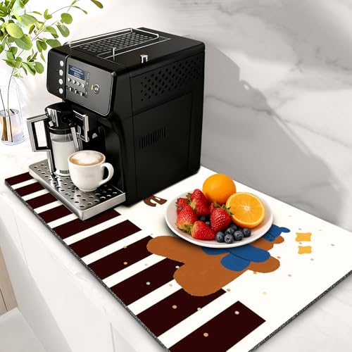 Absorbent Dish Drying Mat for Kitchen Counter