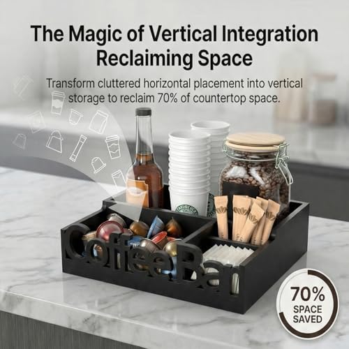Coffee Bar Organizer Countertop