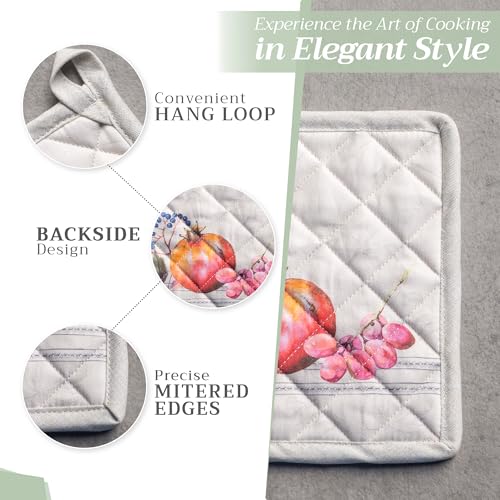Pot Holders 100% Cotton Potholders (2 Count)