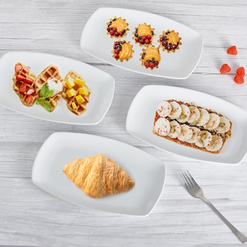 Ceramic Serving Platter Set (4 Count)