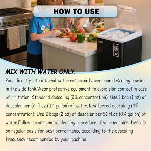 12 Pack Descaling Agent Kit For GoveeLife Nugget Ice Maker Cleaning Agent (12 Count)