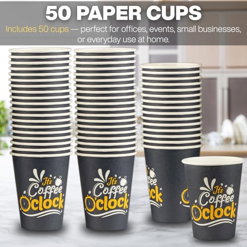 Disposable Coffee Cups (50 Count)
